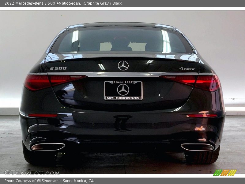 Graphite Gray / Black 2022 Mercedes-Benz S 500 4Matic Sedan