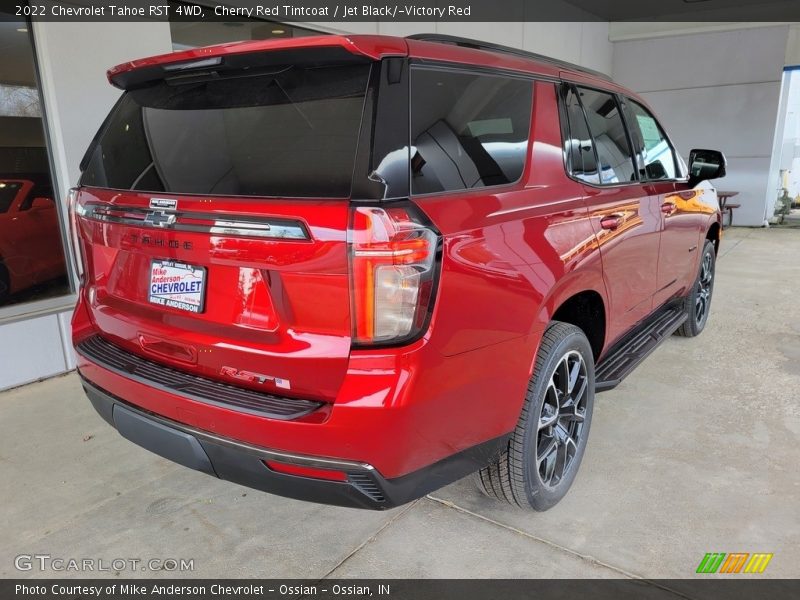 Cherry Red Tintcoat / Jet Black/­Victory Red 2022 Chevrolet Tahoe RST 4WD