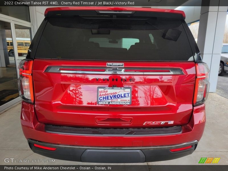 Cherry Red Tintcoat / Jet Black/­Victory Red 2022 Chevrolet Tahoe RST 4WD