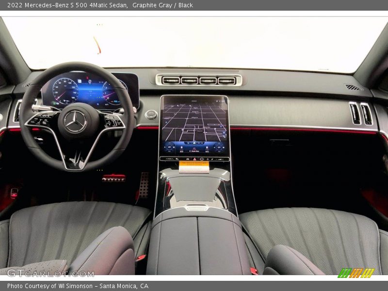 Dashboard of 2022 S 500 4Matic Sedan