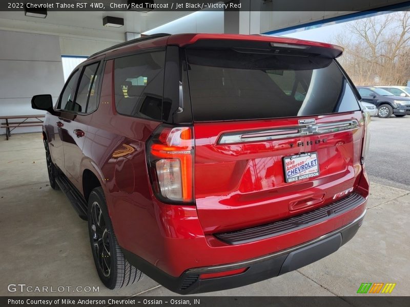 Cherry Red Tintcoat / Jet Black/­Victory Red 2022 Chevrolet Tahoe RST 4WD