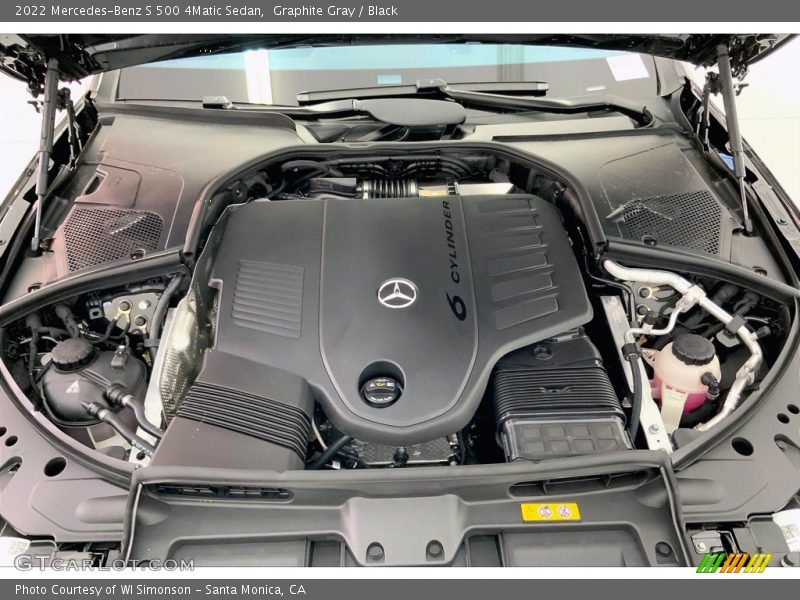  2022 S 500 4Matic Sedan Engine - 3.0 Liter Turbocharged DOHC 24-Valve VVT Inline 6 Cylinder w/EQ Boost