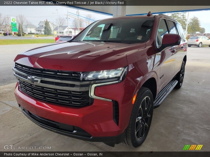 Cherry Red Tintcoat / Jet Black/­Victory Red 2022 Chevrolet Tahoe RST 4WD