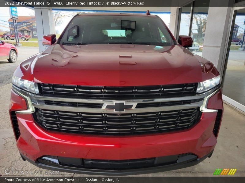 Cherry Red Tintcoat / Jet Black/­Victory Red 2022 Chevrolet Tahoe RST 4WD