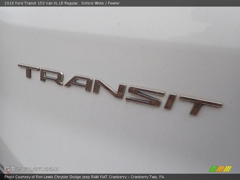 Oxford White / Pewter 2016 Ford Transit 150 Van XL LR Regular