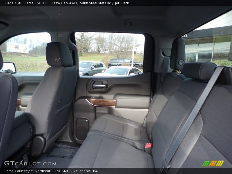 Rear Seat of 2021 Sierra 1500 SLE Crew Cab 4WD