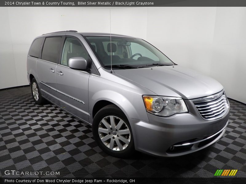 Billet Silver Metallic / Black/Light Graystone 2014 Chrysler Town & Country Touring