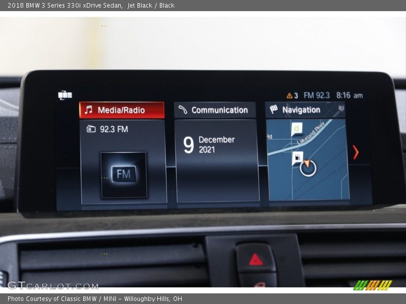 Jet Black / Black 2018 BMW 3 Series 330i xDrive Sedan