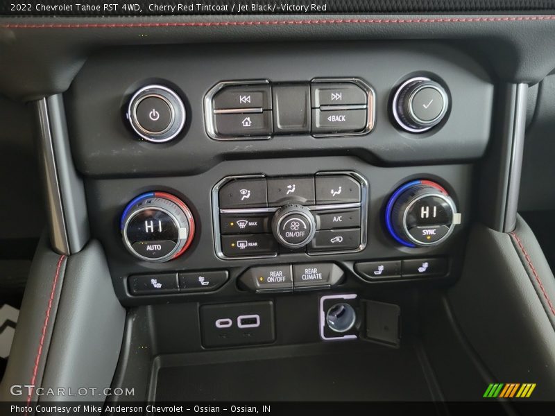 Controls of 2022 Tahoe RST 4WD