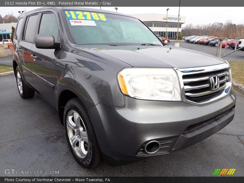Polished Metal Metallic / Gray 2012 Honda Pilot EX-L 4WD