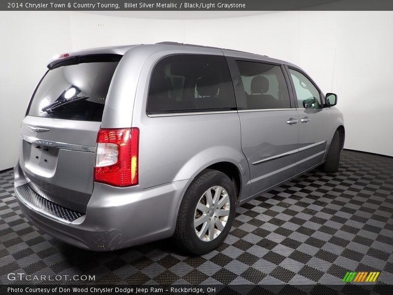 Billet Silver Metallic / Black/Light Graystone 2014 Chrysler Town & Country Touring