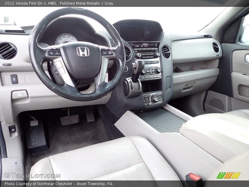 Polished Metal Metallic / Gray 2012 Honda Pilot EX-L 4WD
