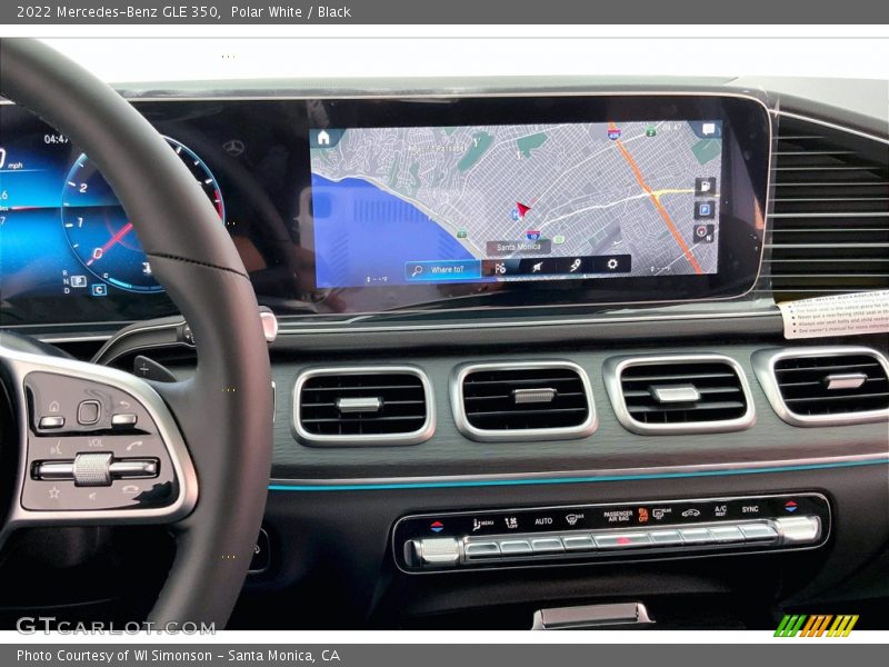 Polar White / Black 2022 Mercedes-Benz GLE 350
