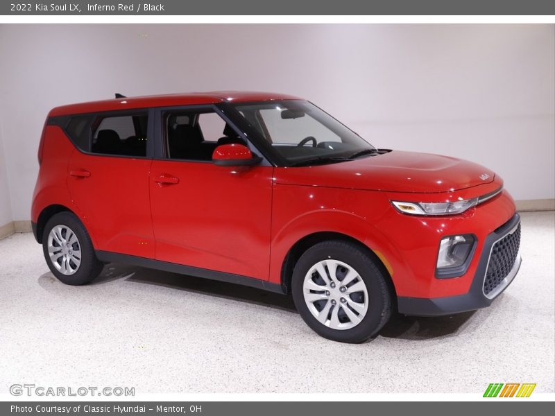 Inferno Red / Black 2022 Kia Soul LX