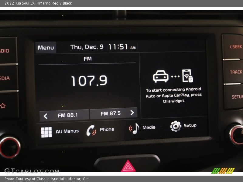 Inferno Red / Black 2022 Kia Soul LX