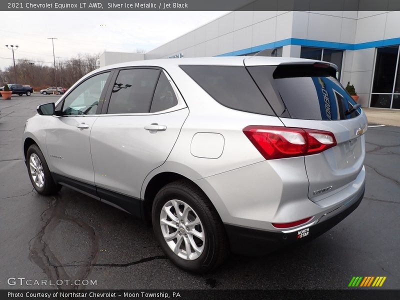 Silver Ice Metallic / Jet Black 2021 Chevrolet Equinox LT AWD