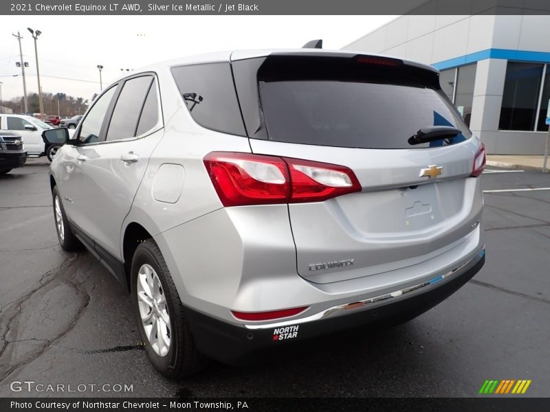 Silver Ice Metallic / Jet Black 2021 Chevrolet Equinox LT AWD
