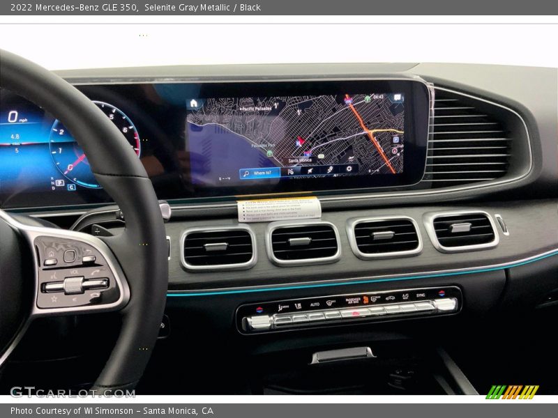 Selenite Gray Metallic / Black 2022 Mercedes-Benz GLE 350