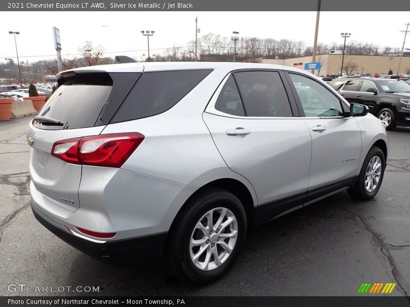 Silver Ice Metallic / Jet Black 2021 Chevrolet Equinox LT AWD