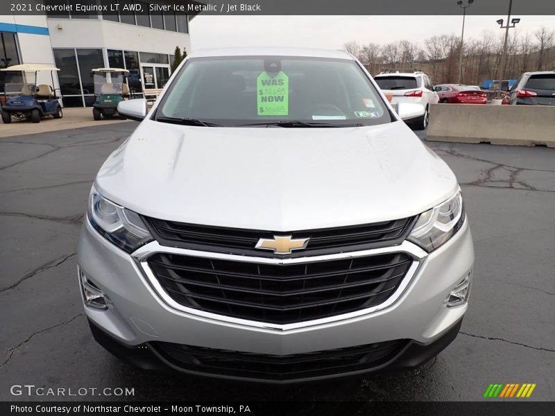 Silver Ice Metallic / Jet Black 2021 Chevrolet Equinox LT AWD