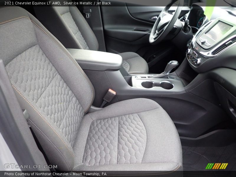 Silver Ice Metallic / Jet Black 2021 Chevrolet Equinox LT AWD