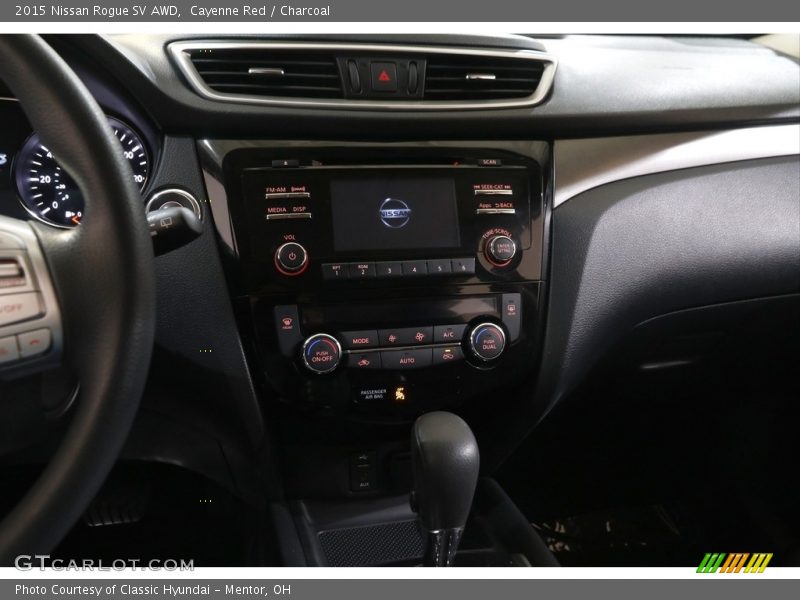 Cayenne Red / Charcoal 2015 Nissan Rogue SV AWD