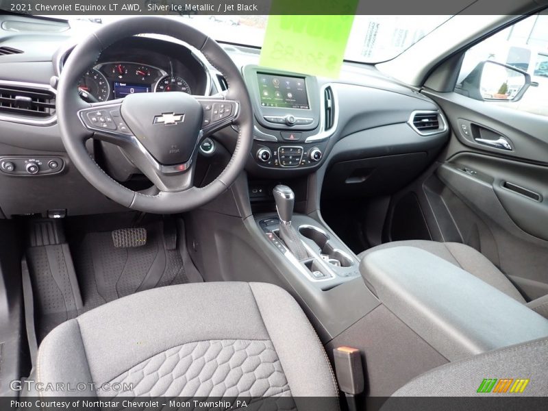 Silver Ice Metallic / Jet Black 2021 Chevrolet Equinox LT AWD