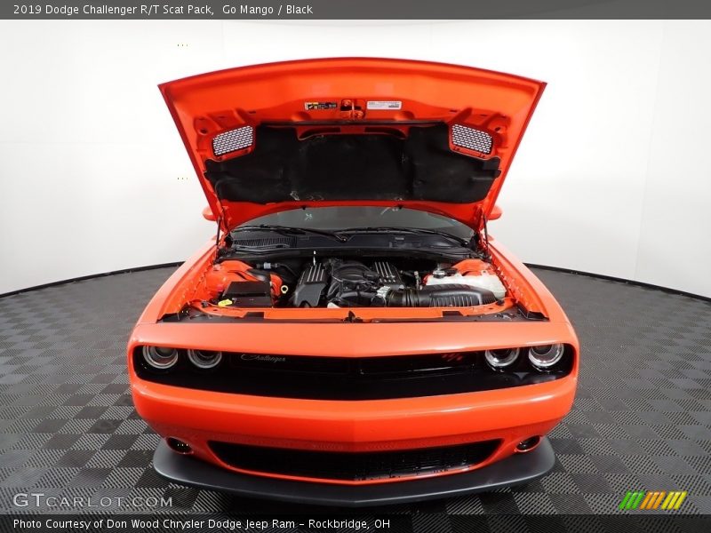 Go Mango / Black 2019 Dodge Challenger R/T Scat Pack