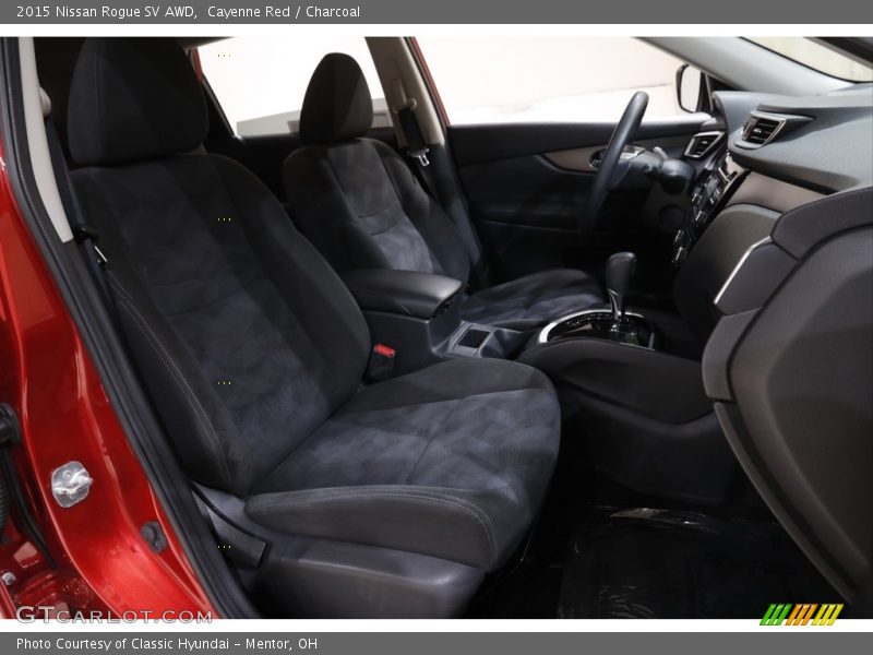 Cayenne Red / Charcoal 2015 Nissan Rogue SV AWD
