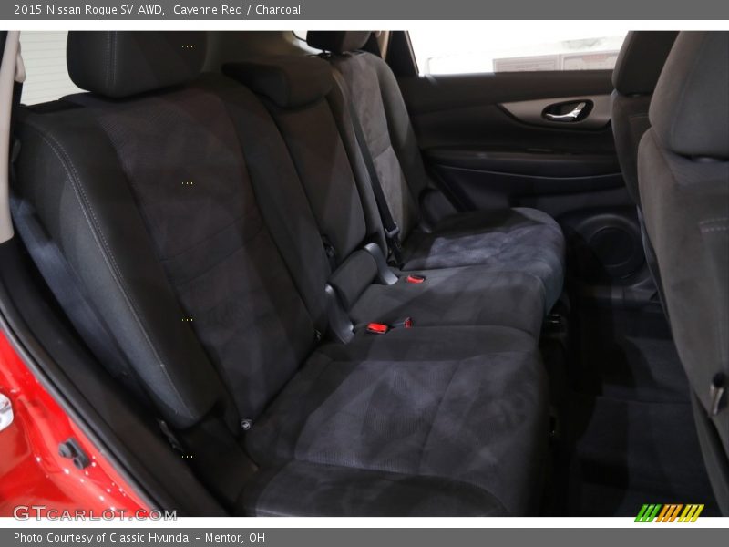 Cayenne Red / Charcoal 2015 Nissan Rogue SV AWD
