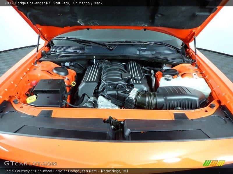 Go Mango / Black 2019 Dodge Challenger R/T Scat Pack