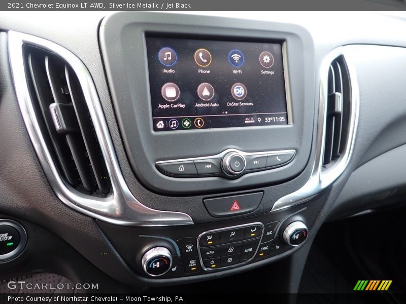 Silver Ice Metallic / Jet Black 2021 Chevrolet Equinox LT AWD