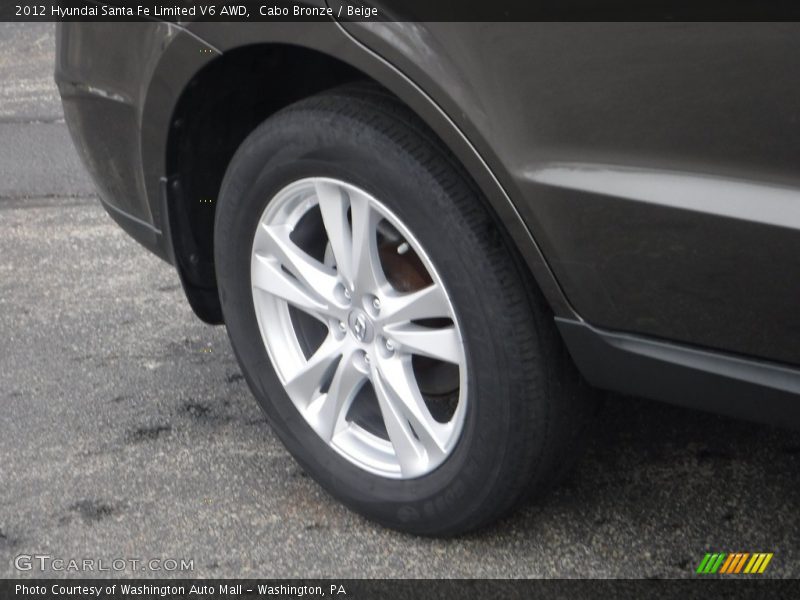 Cabo Bronze / Beige 2012 Hyundai Santa Fe Limited V6 AWD
