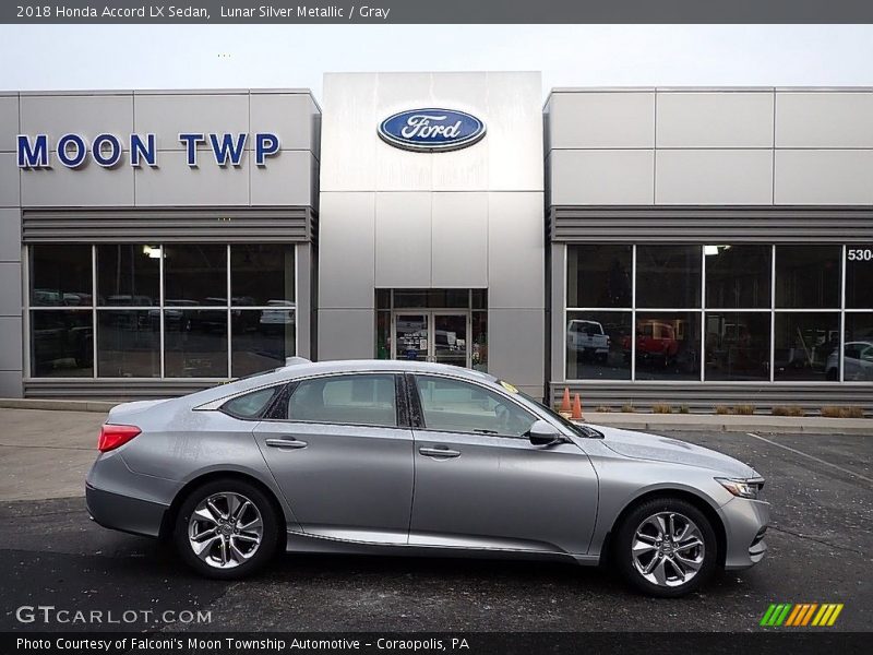 Lunar Silver Metallic / Gray 2018 Honda Accord LX Sedan