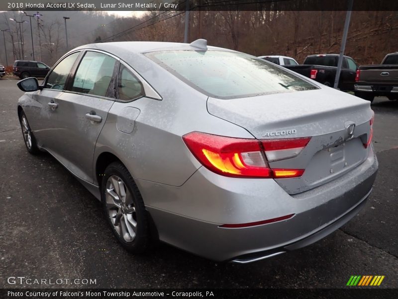 Lunar Silver Metallic / Gray 2018 Honda Accord LX Sedan