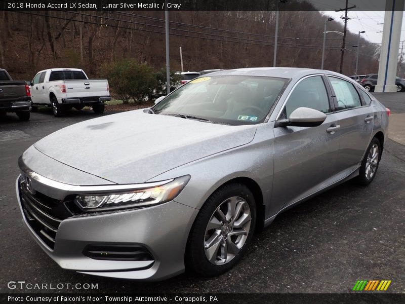Lunar Silver Metallic / Gray 2018 Honda Accord LX Sedan