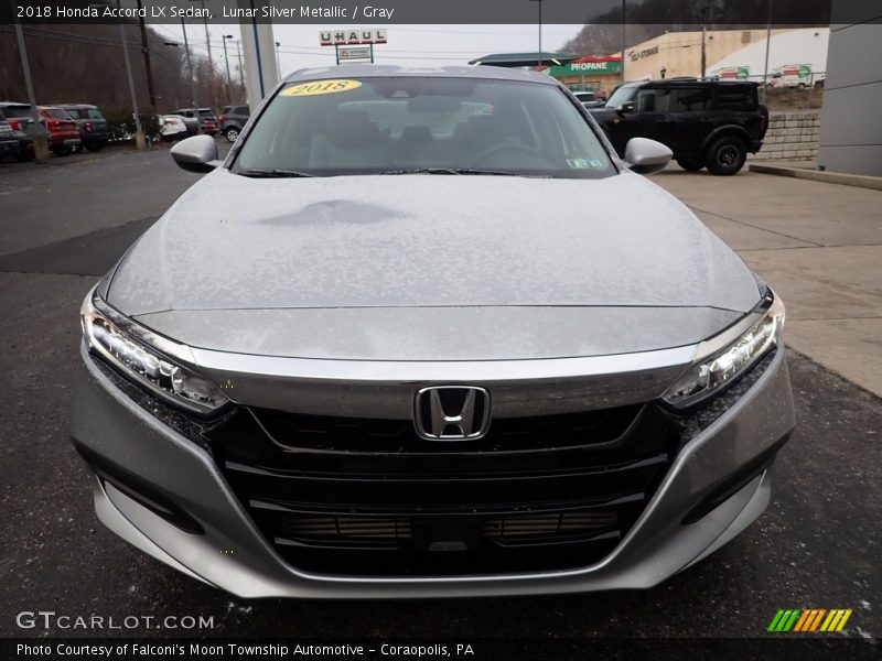 Lunar Silver Metallic / Gray 2018 Honda Accord LX Sedan