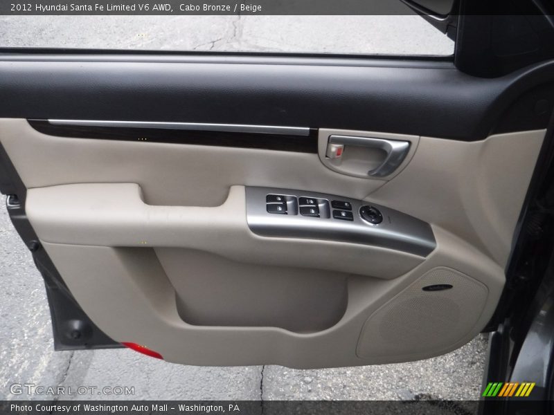 Cabo Bronze / Beige 2012 Hyundai Santa Fe Limited V6 AWD