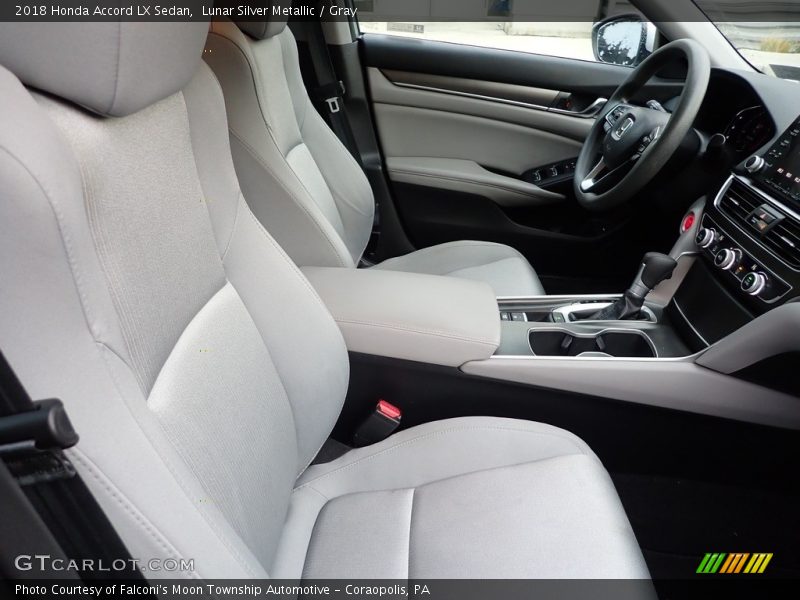 Lunar Silver Metallic / Gray 2018 Honda Accord LX Sedan