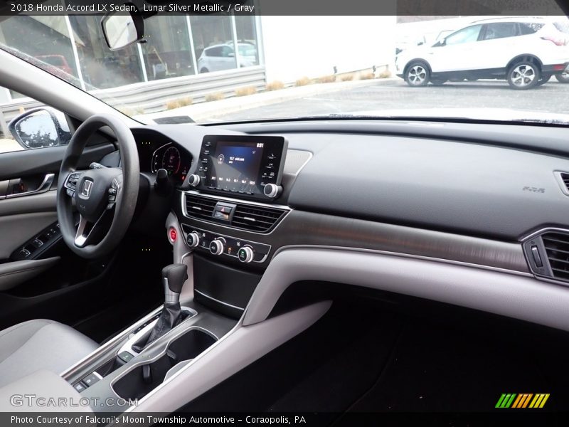 Lunar Silver Metallic / Gray 2018 Honda Accord LX Sedan