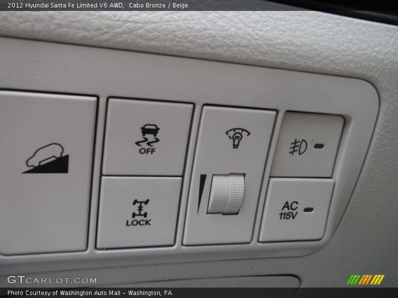 Cabo Bronze / Beige 2012 Hyundai Santa Fe Limited V6 AWD