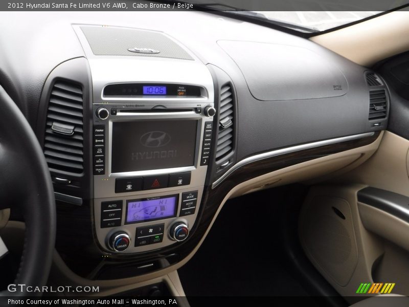 Cabo Bronze / Beige 2012 Hyundai Santa Fe Limited V6 AWD