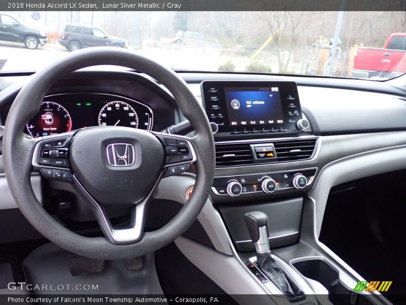 Lunar Silver Metallic / Gray 2018 Honda Accord LX Sedan