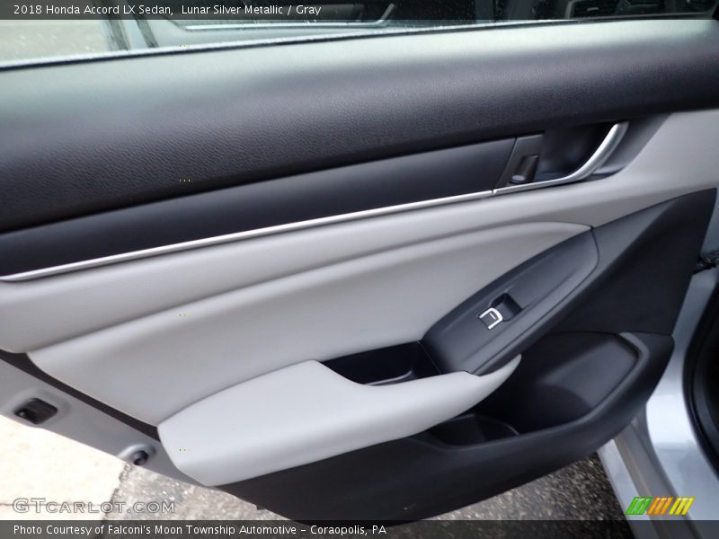 Lunar Silver Metallic / Gray 2018 Honda Accord LX Sedan