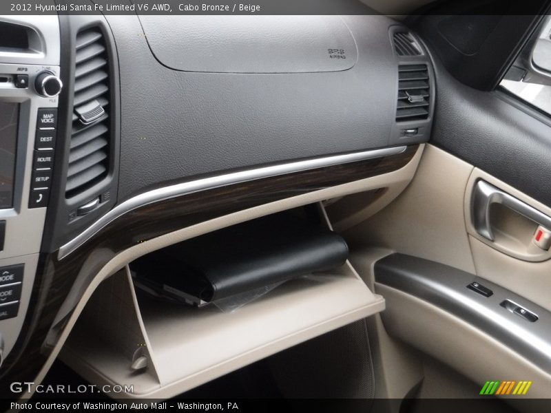 Cabo Bronze / Beige 2012 Hyundai Santa Fe Limited V6 AWD