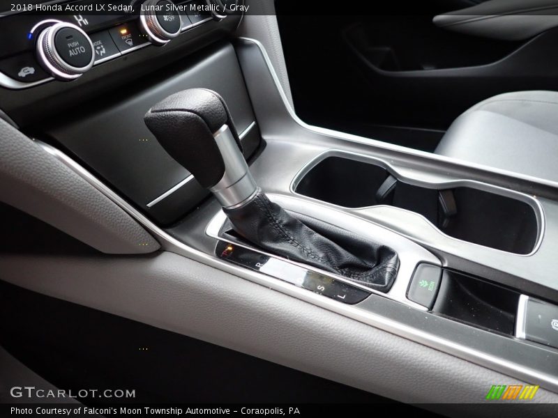 Lunar Silver Metallic / Gray 2018 Honda Accord LX Sedan