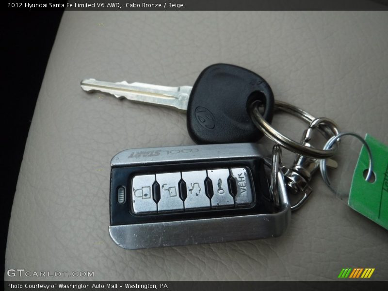 Cabo Bronze / Beige 2012 Hyundai Santa Fe Limited V6 AWD