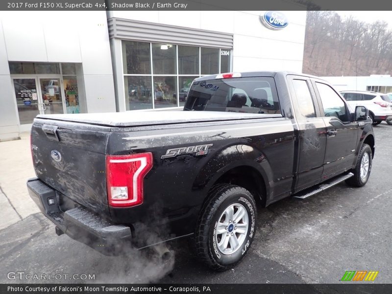 Shadow Black / Earth Gray 2017 Ford F150 XL SuperCab 4x4