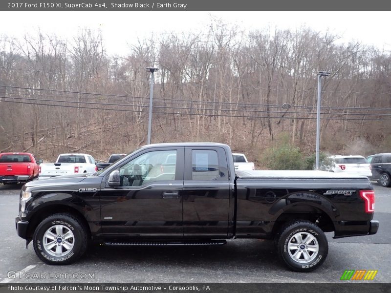 Shadow Black / Earth Gray 2017 Ford F150 XL SuperCab 4x4