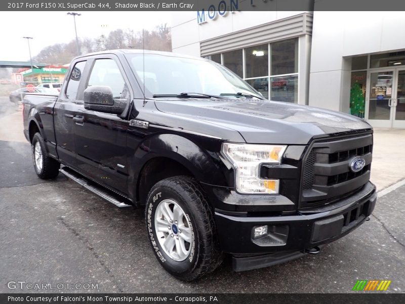 Shadow Black / Earth Gray 2017 Ford F150 XL SuperCab 4x4